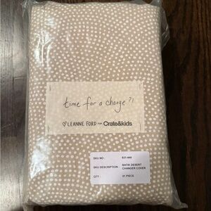 Crate & Kids Batik Desert Organic Cotton Baby Changing Pad Cover - Set of 2